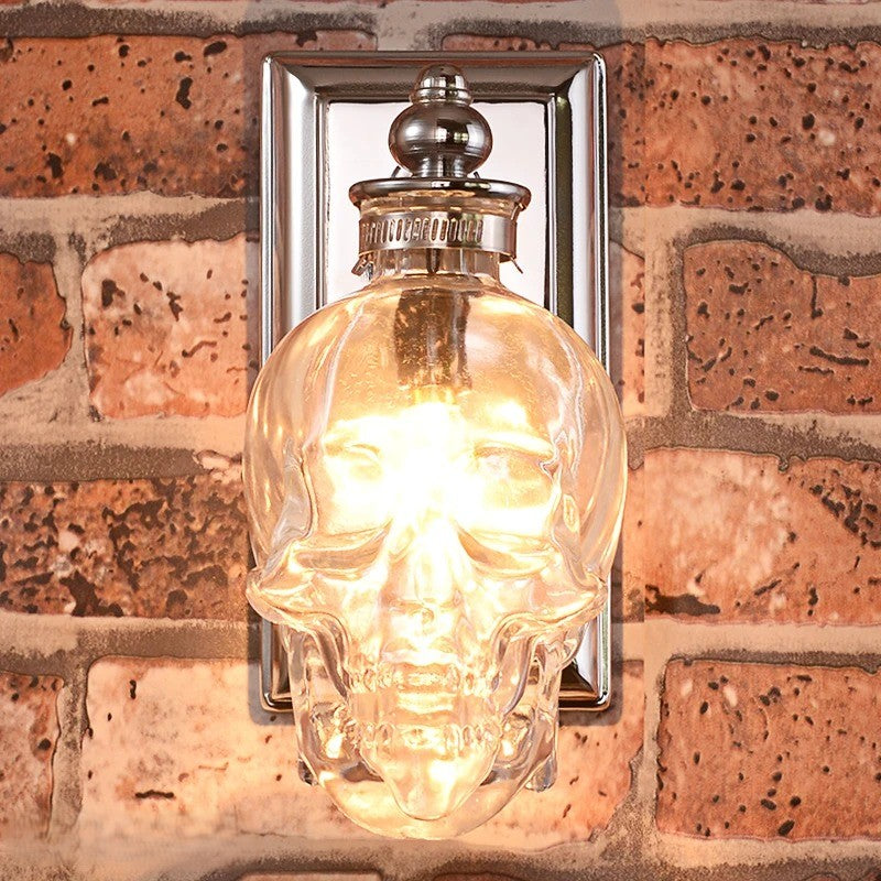 BowLift | Gothic Skull Bottle Retro Wall Lamp