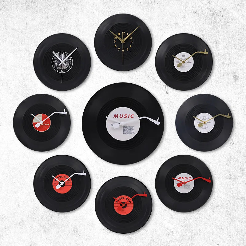 BowLift | Musical Vinyl Record Wall Clock