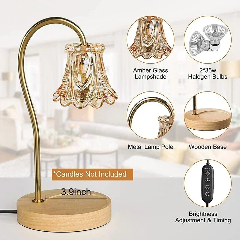 BowLift | Flower-Shaped Warm Audience Candle Warmer Lamp