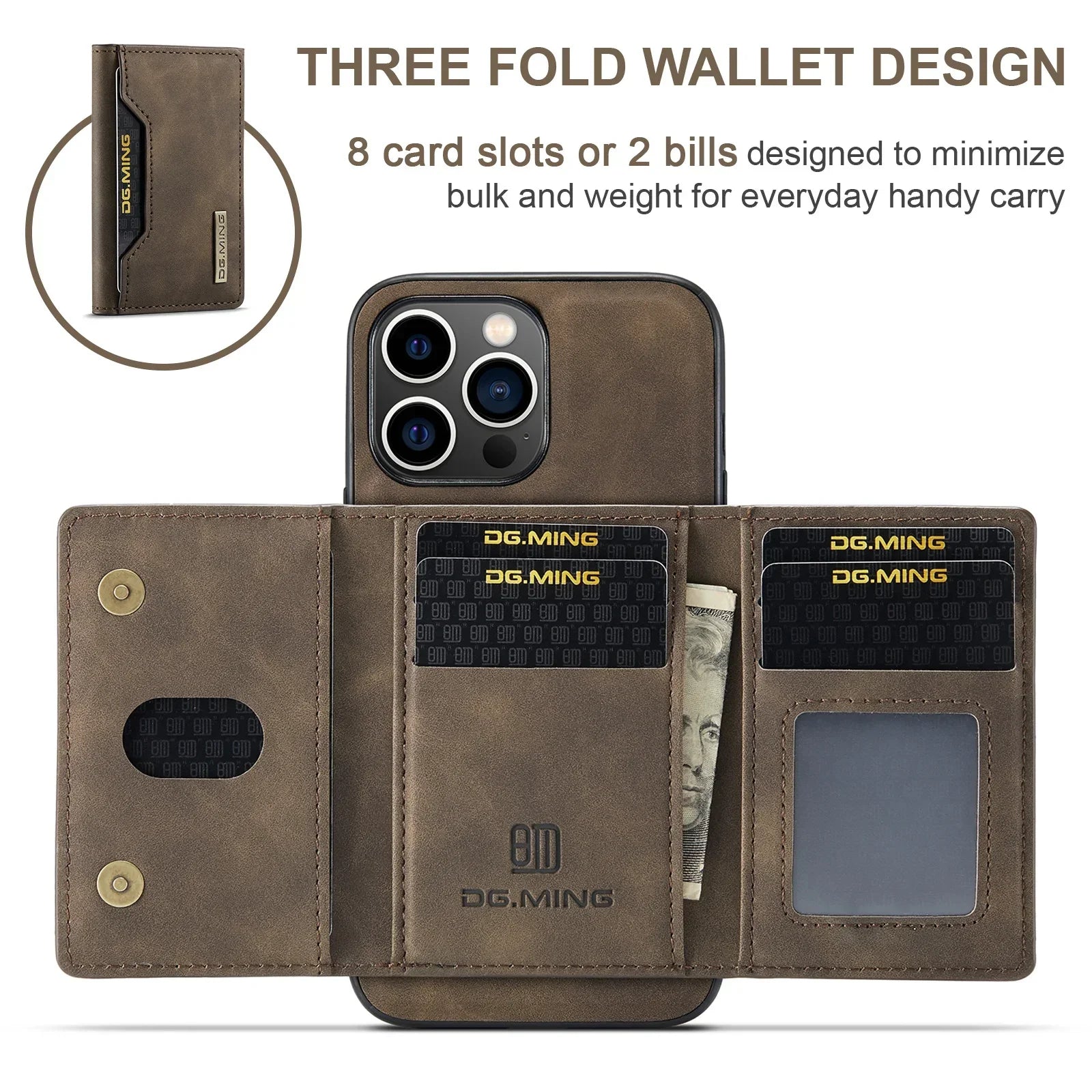 BowLift | 2-in-1 iPhone case with detachable wallet