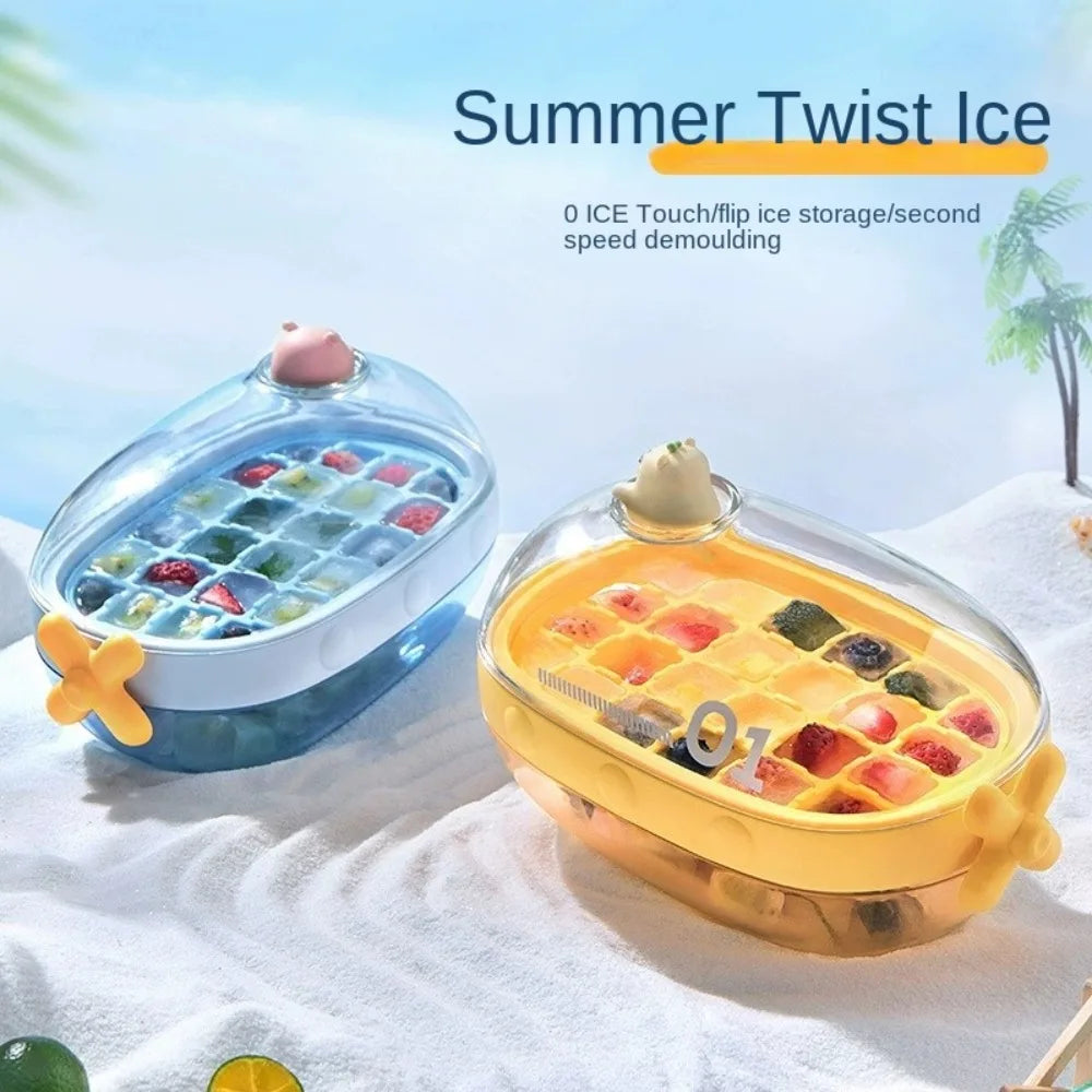 BowLift | Cute Cartoon Rotating Knob Ice Cube Tray