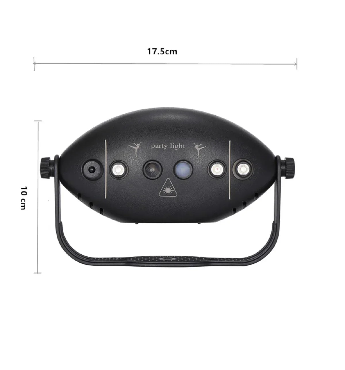 BowLift | RGB Disco Lights Stage DJ Party Laser Projector - Strobe Club Home Holiday Decoration Lamp for Party Mood