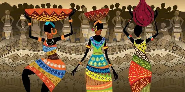 BowLift | Plus Sizes Abstract African Woman Canvas Painting