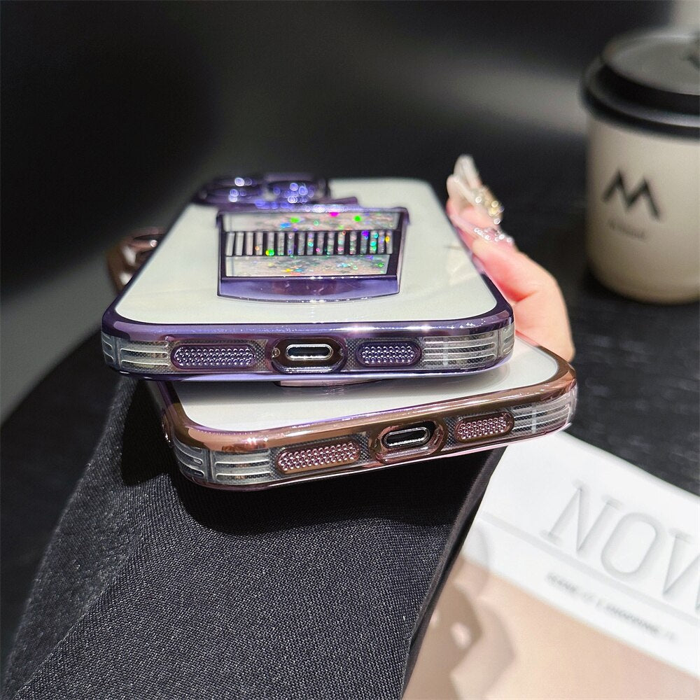 BowLift | Glitter Star Drink Cup iPhone Case