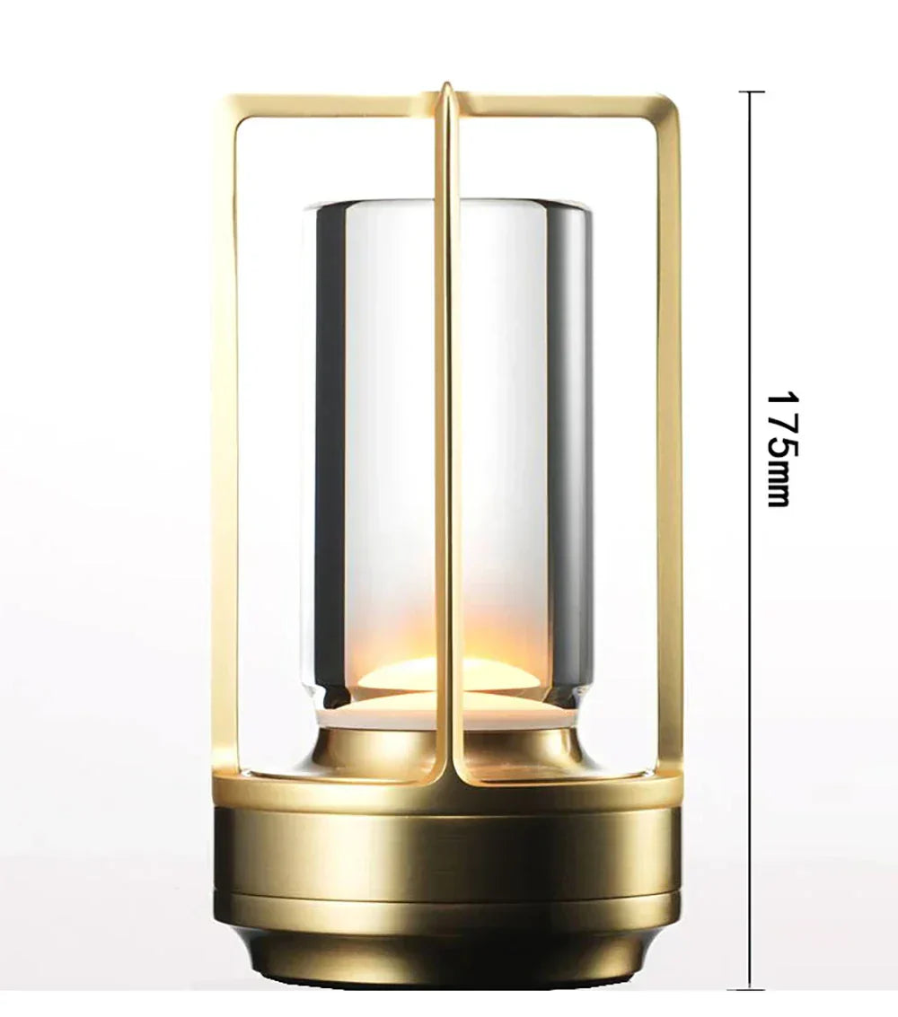 BowLift | Rechargeable Wireless LuxuryGlow Table Lamp - Elegant Wireless Lamp for Any Mood