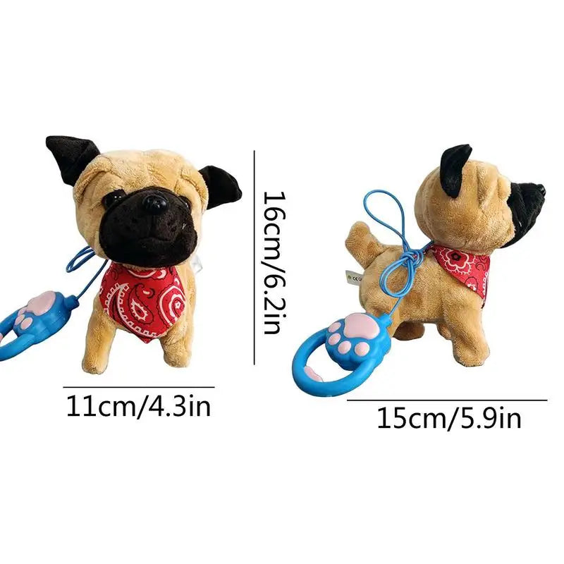 BowLift | Interdraft Plush Puppy Toy – Electronic Pet with Remote Control & Leash – Walking & Barking Dog for Kids