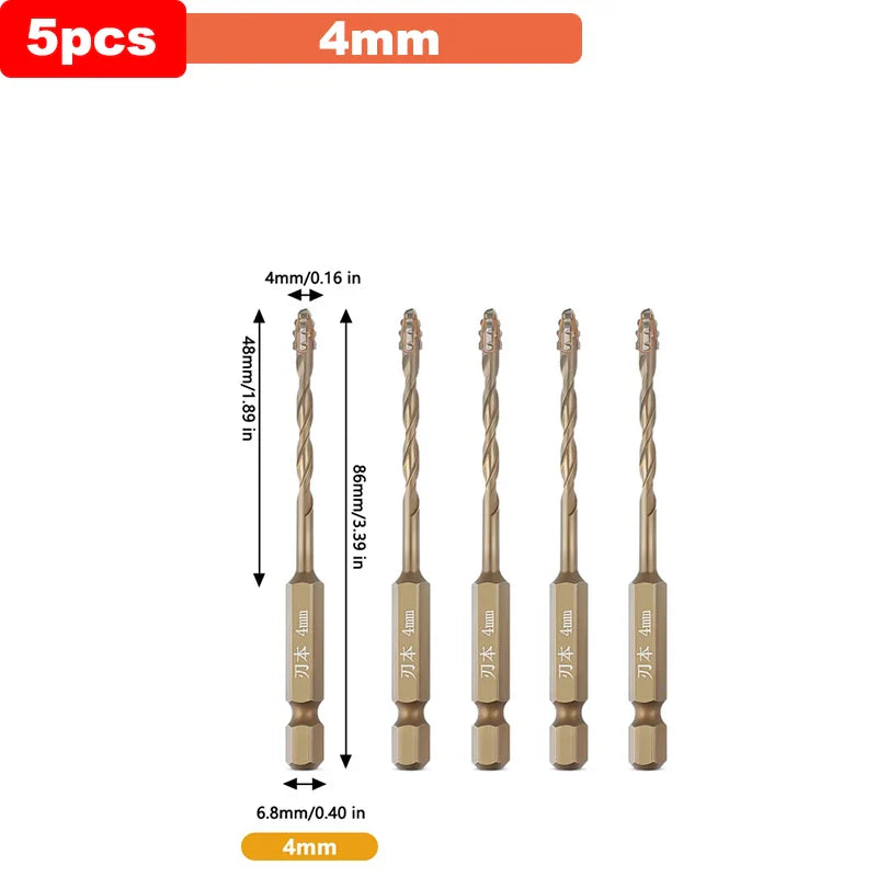BowLift | Titanium Steel Cross Drill Bit