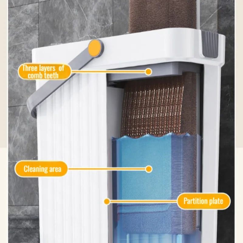 BowLift | Household Ultra Thin Self-Wringing Magic Mop