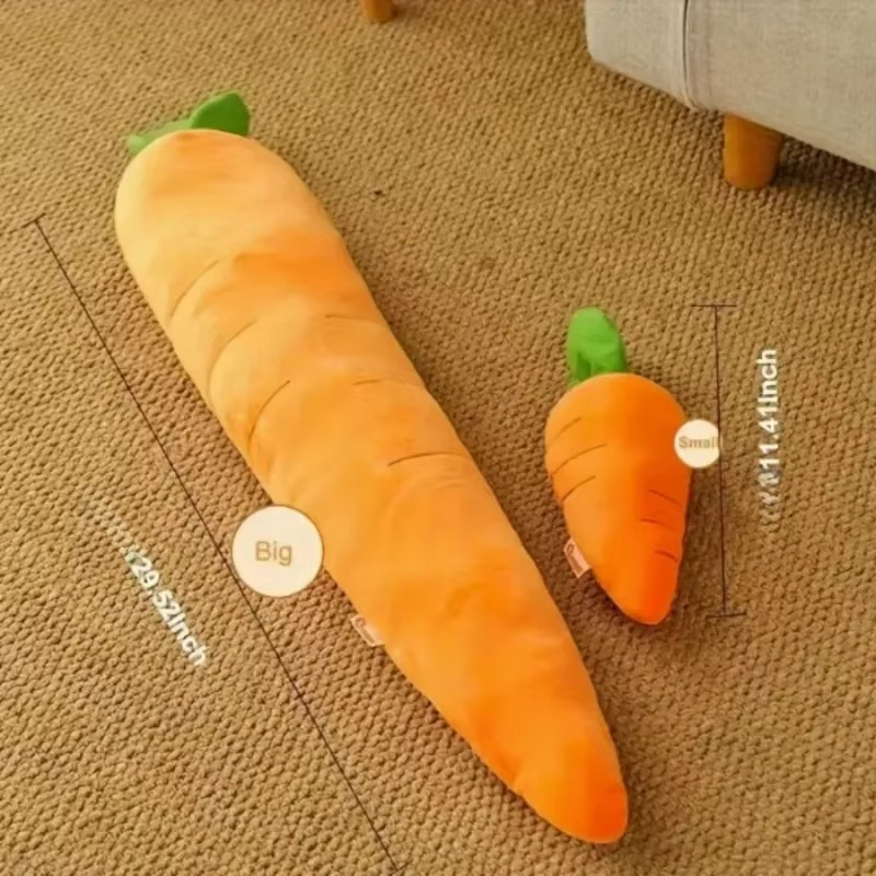 BowLift | Extra Large 29.5" Plush Carrot Sound Toy for Dogs