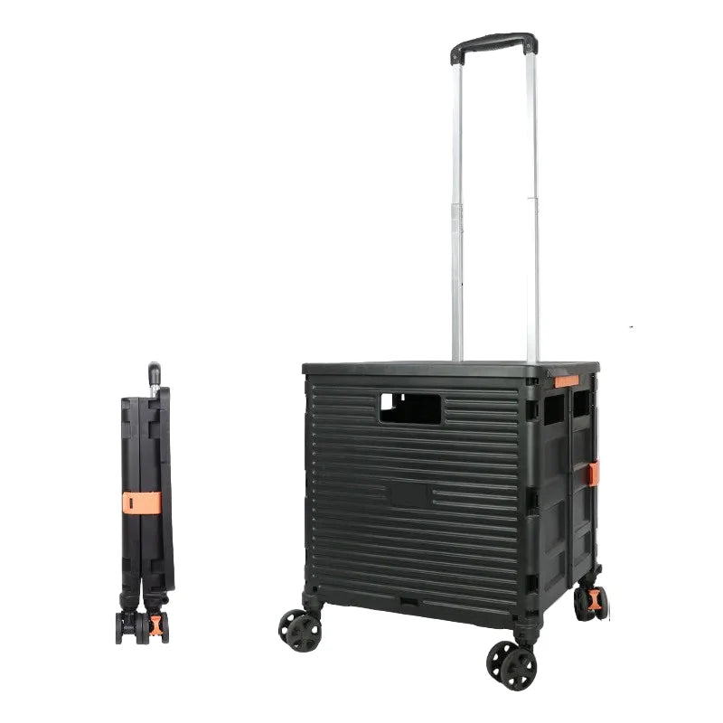 BowLift | Folding Shopping Trolley with Silent Wheels – EasyCart