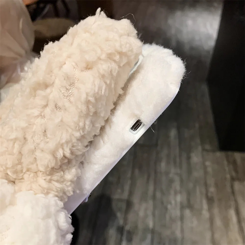 BowLift | Fluffy Fur iPhone Case Glove