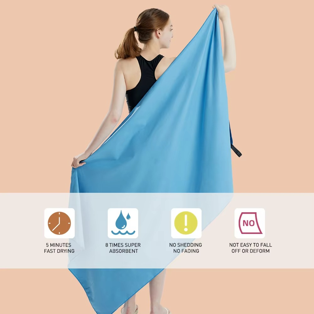 BowLift | Quick-Dry Microfiber Towel for Travel, Sports, Gym, Beach and Yoga