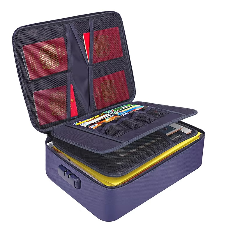 BowLift | Fireproof and Waterproof Document Organizer Bag – Portable Protective Storage for Travel and Home Security