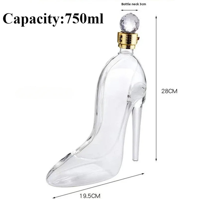 BowLift | High Heel Fancy Glass Wine Decanter