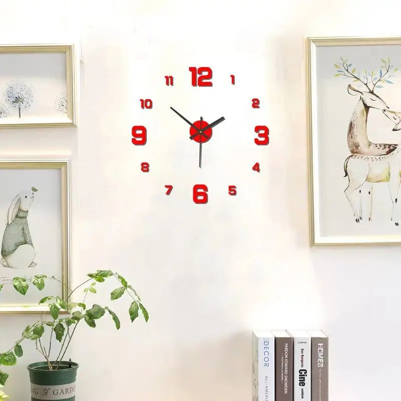 BowLift | Creative frameless wall clock