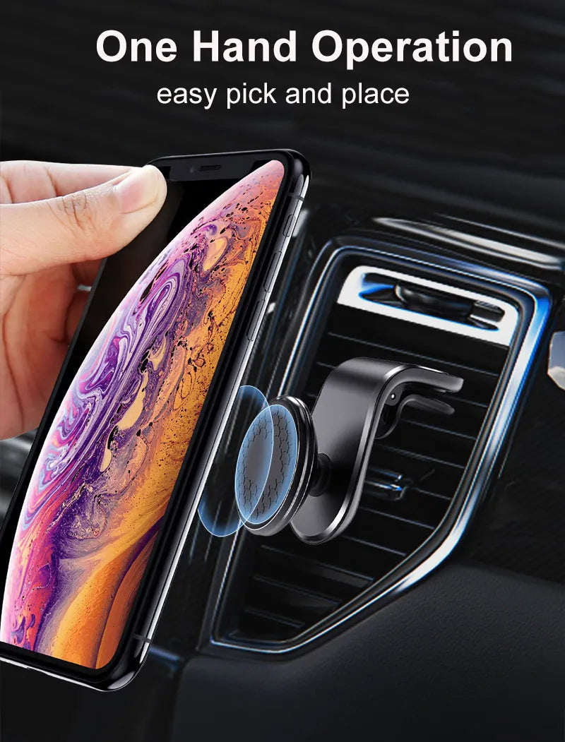 BowLift | Magnetic Car Air Vent Clip Mobile Holder