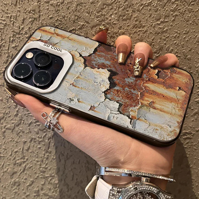 BowLift | Industrial Rust Finish Shockproof iPhone Case