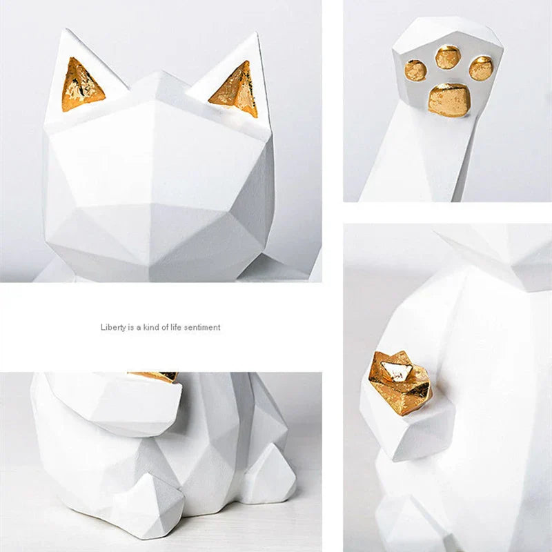 BowLift | Nordic Style Geometric Lucky Cat