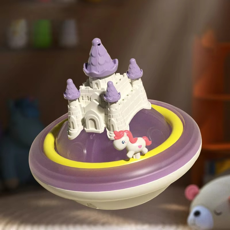 BowLift | LED Light-Up Rotating Water Spray Bath Toy for Kids