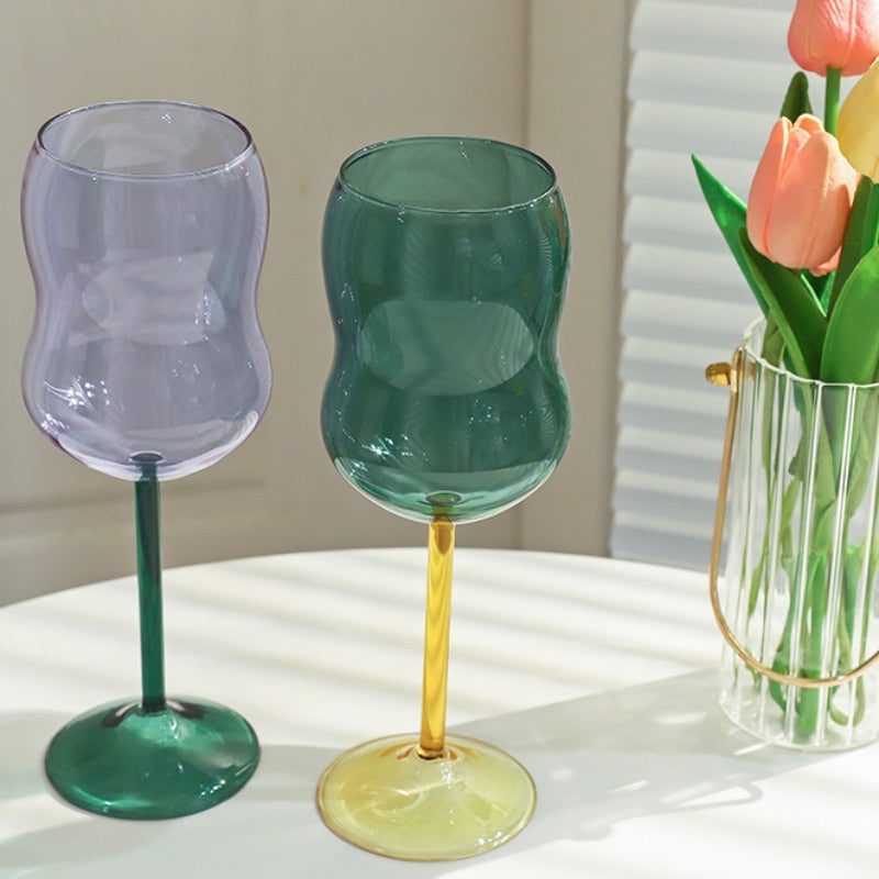 BowLift | 2-colored Chubby wine glass
