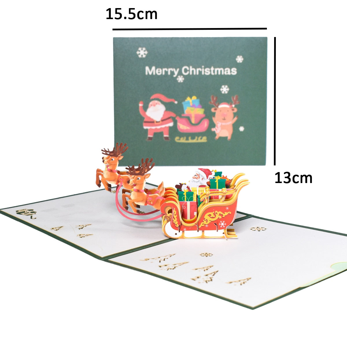 BowLift | 3D Pop-Up Cheerful Christmas Gift Cards