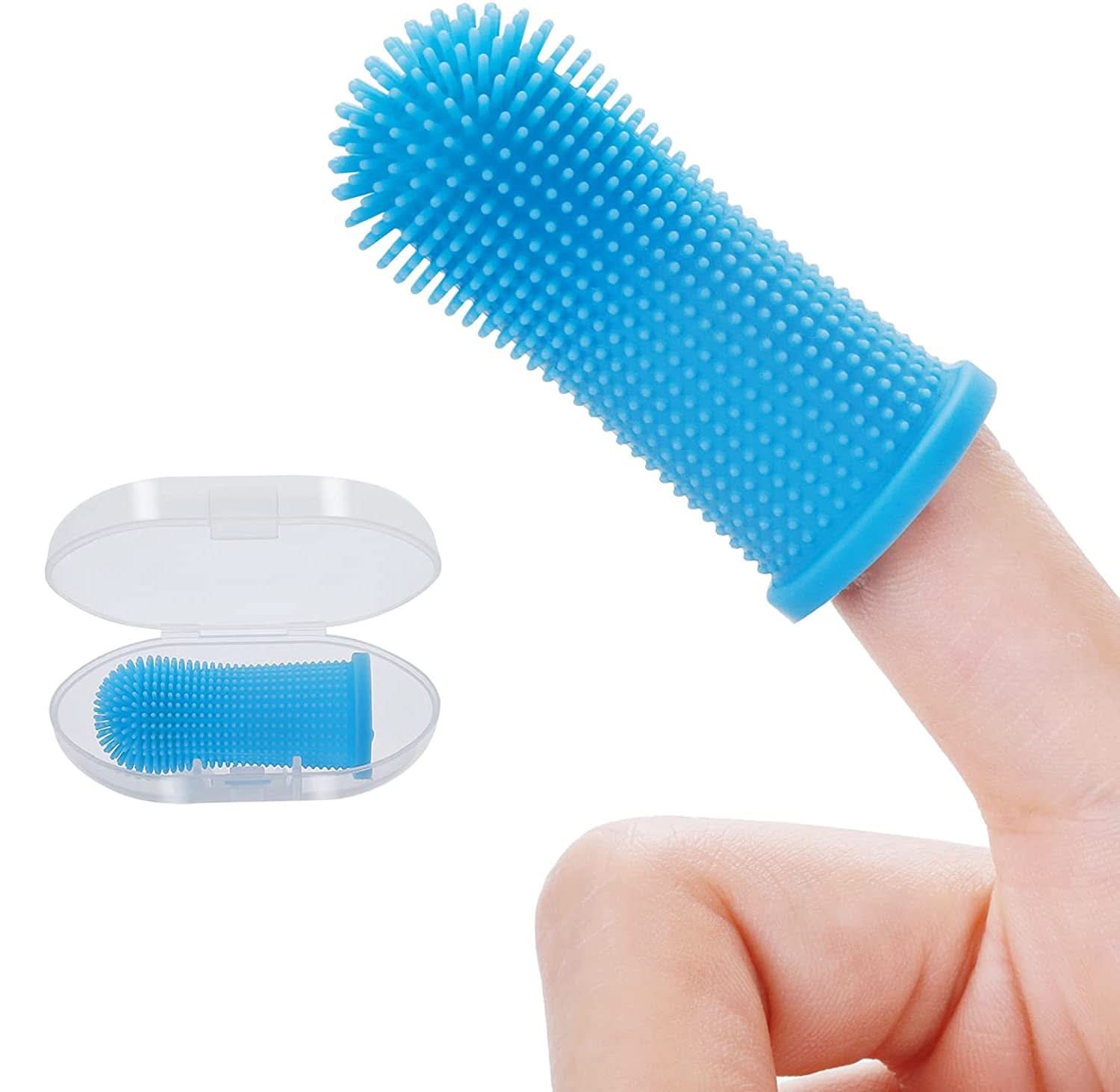 BowLift | 360° silicone finger toothbrush for safe dental care for dogs
