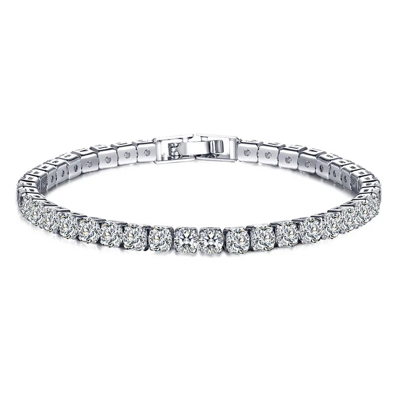 BowLift | Tennis Bracelet – Shine with Attitude: Elegance in Sterling Silver and Hip-Hop Flair!