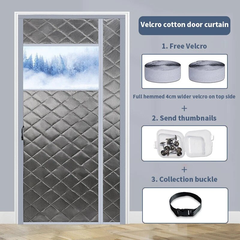 BowLift | Magnetic Cold-Proof Cotton Door Curtain