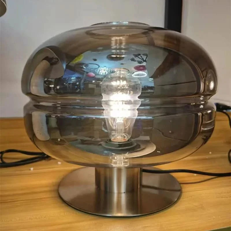 BowLift | Scandinavian Glass Table Lamp – AuroraForm E27