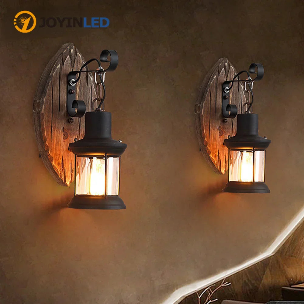 BowLift | Retro Lantern Lamp Industrial Lantern Wall Light