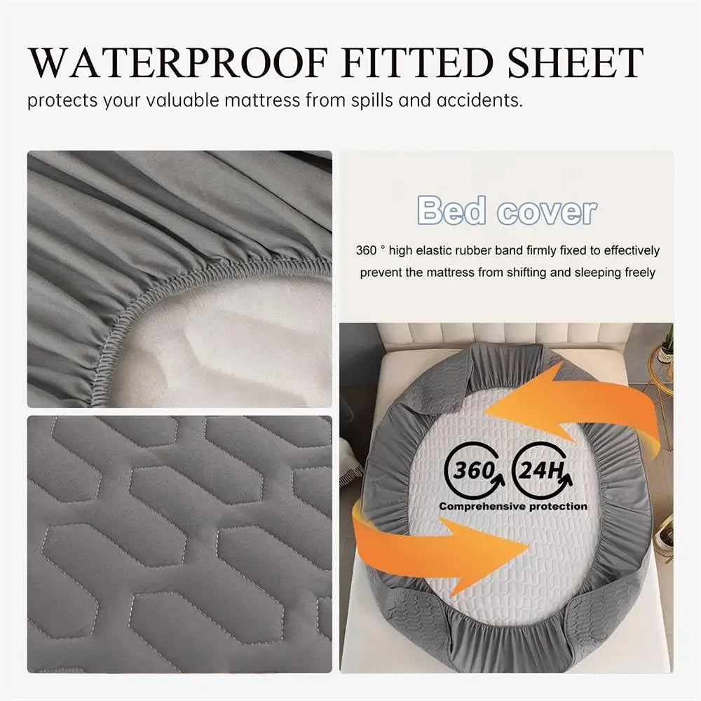 BowLift | Waterproof Ultra-Soft Fitted Latex Mattress Pad Cover