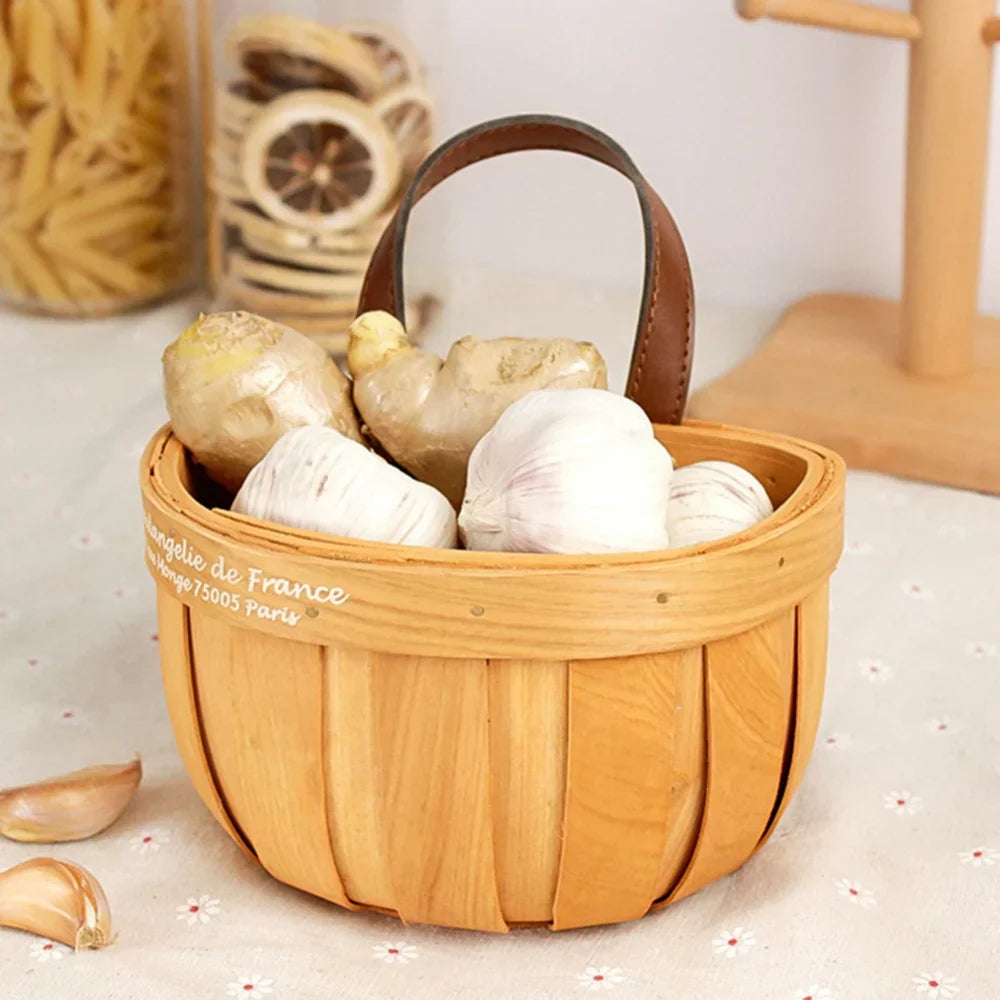BowLift | French Market Handcrafted Wooden Basket
