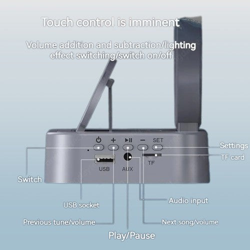 BowLift | Galactic Astranout Alarm Clock RGB Speaker