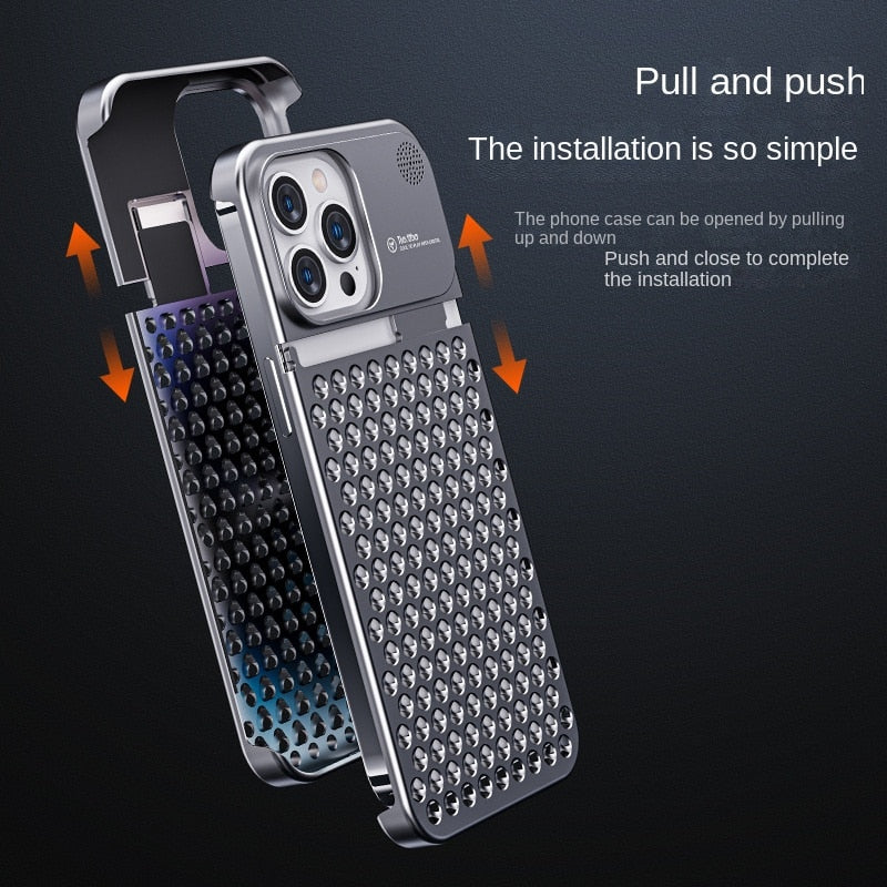 BowLift | Metal Vent Premium Aluminum Alloy iPhone Case