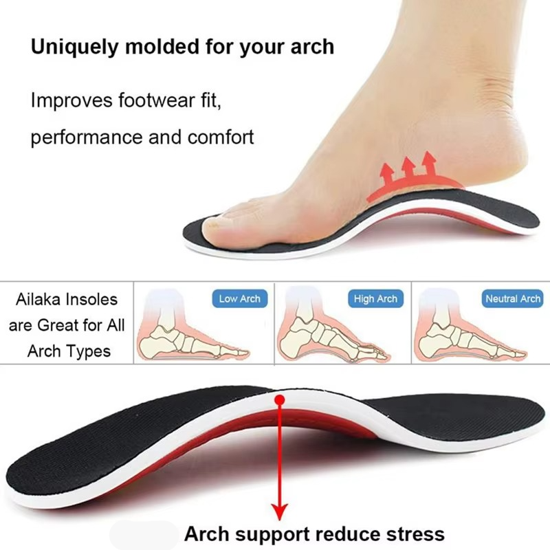 BowLift | Orthopedic Insoles with Arch Support for Flat Feet and Plantar Fasciitis Relief