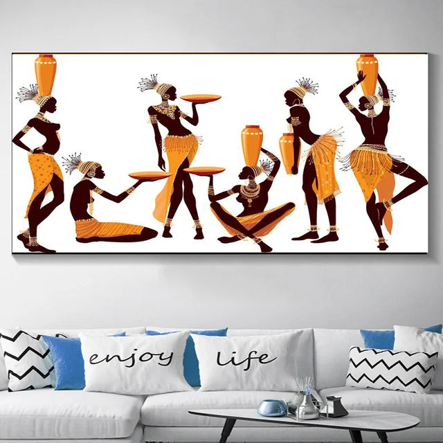 BowLift | Plus Sizes Abstract African Woman Canvas Painting