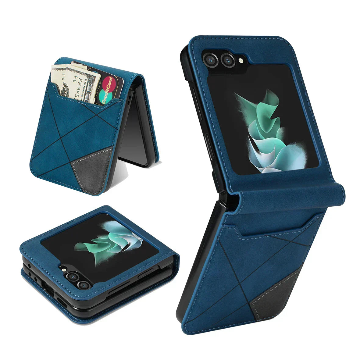 BowLift | Leather Wallet Case for Samsung Galaxy Z Flip Series