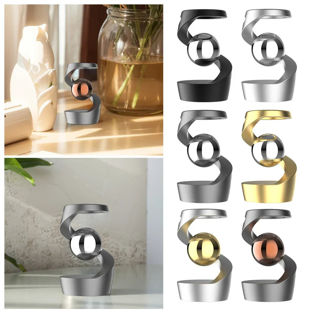 BowLift | Floating Gyroscope Spinner Kinetic Table Toy