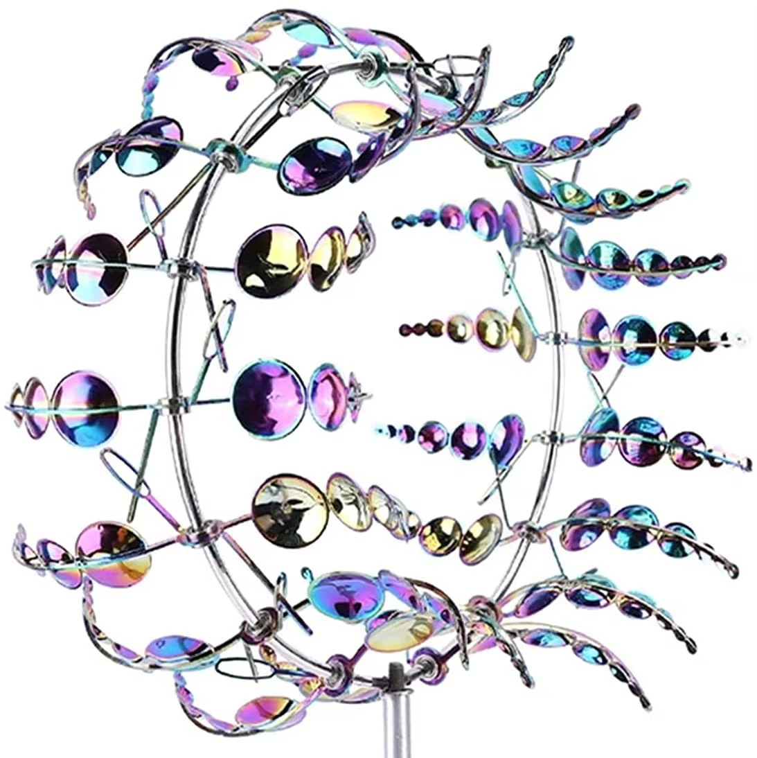 BowLift | Enchanting Solar-Powered 3D Kinetic Wind Sculpture for Gardens