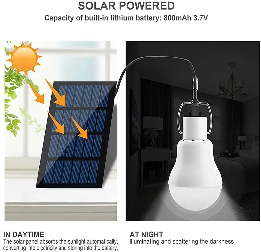 BowLift | Solar lamp with solar panel – Energy-saving LED lamp for indoor and outdoor use
