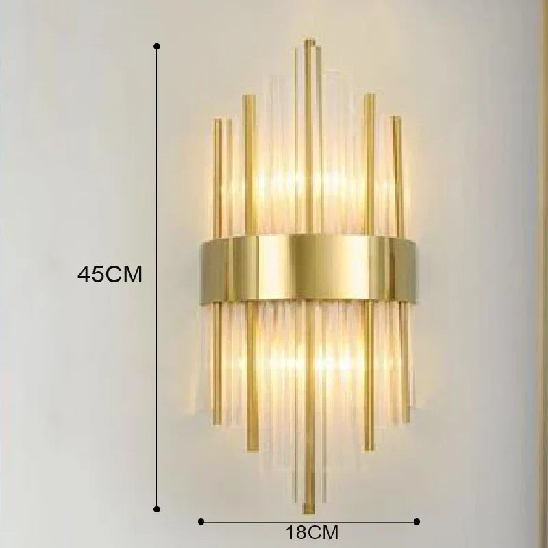 BowLift | GoldenLuxe Elegant LED Wall Lamp | Luxurious Design in Gold | Stylish Wall Lighting