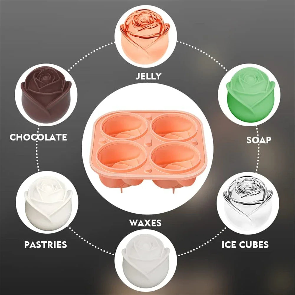 BowLift | 3D Rose Ice Cube Trays