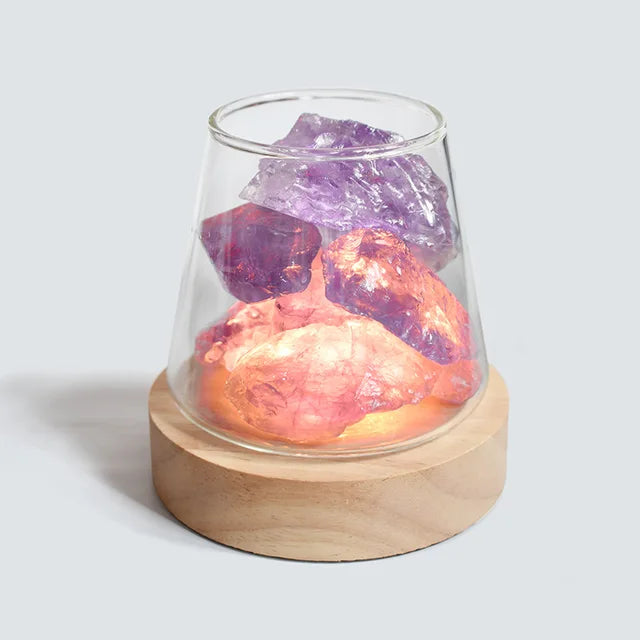 BowLift | Himalaya Salt Lamp - Crystal Night Light & Essential Oil Diffuser
