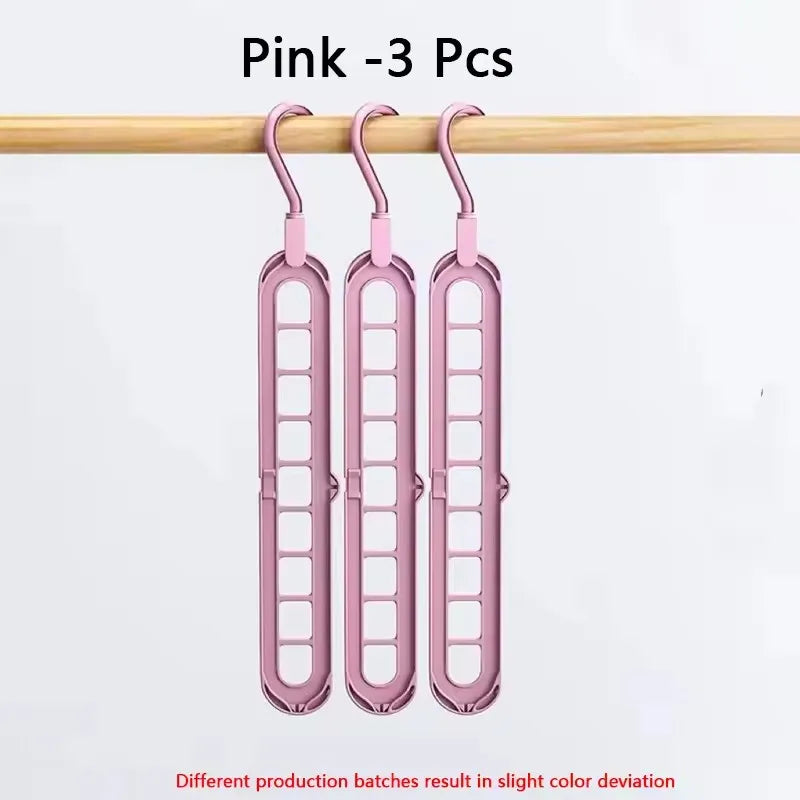 BowLift | 3Pcs 9-hole Clothes Hanger