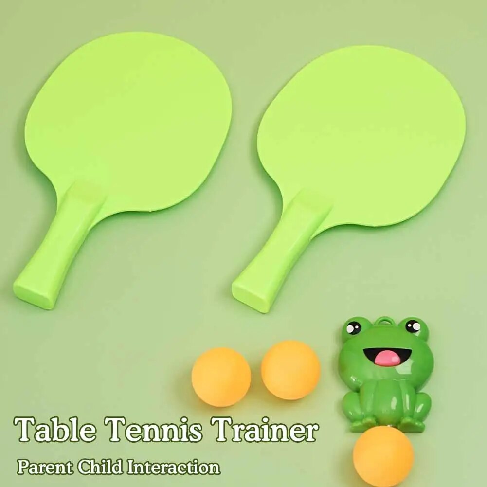 BowLift | Froggy Paddle Play Indoor Table Tennis Trainer Set