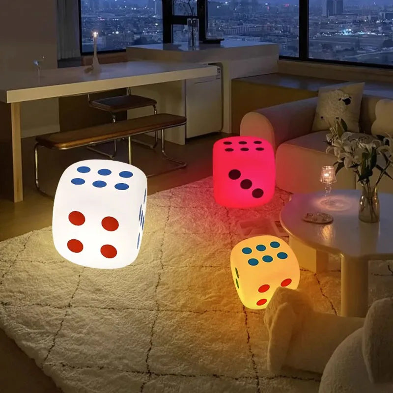 BowLift | Huge Dice Bedside Atmosphere Floor Table Lamp