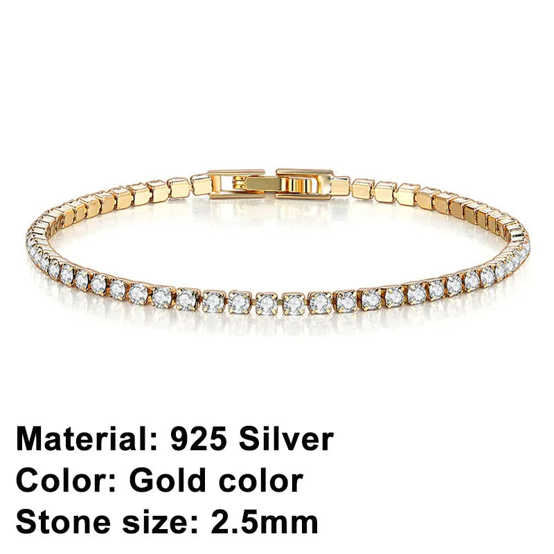 BowLift | Tennis Bracelet – Shine with Attitude: Elegance in Sterling Silver and Hip-Hop Flair!