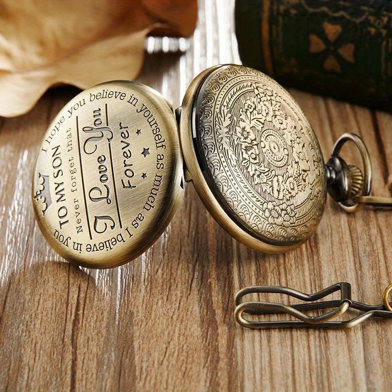 BowLift | Engraved Vintage Pocket Watch