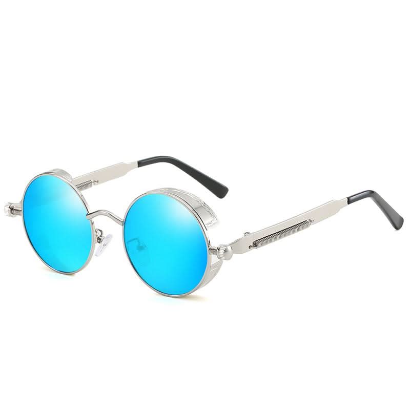 BowLift | Vintage Round Steampunk Sunglasses Polarized UV400