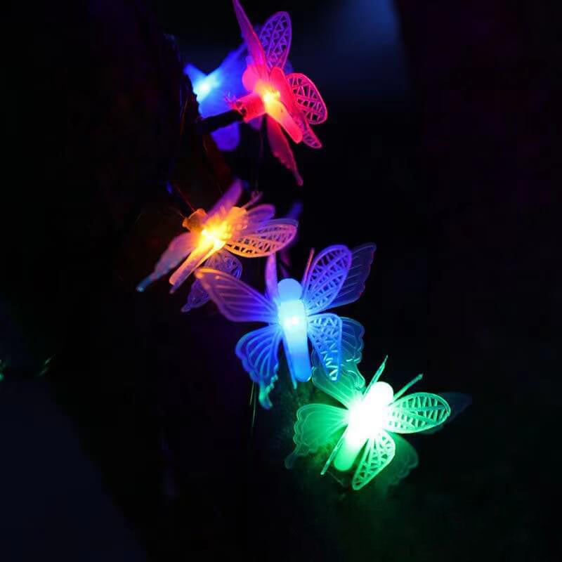 BowLift | Modern Creative Butterfly Outdoor Patio Garden LED String Lights